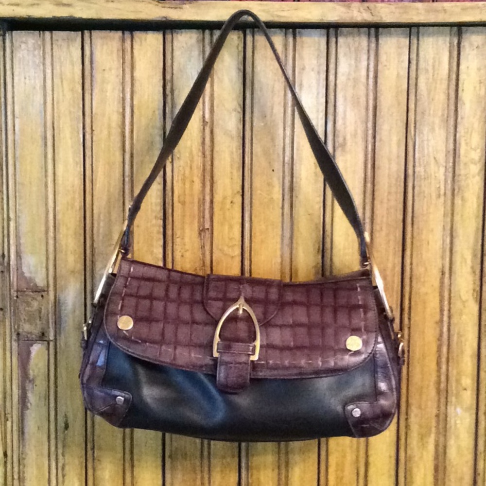 Escada Crocodile And Leather Bag